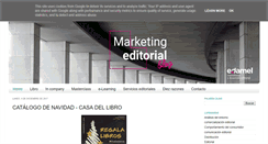 Desktop Screenshot of marketingeditorial.es